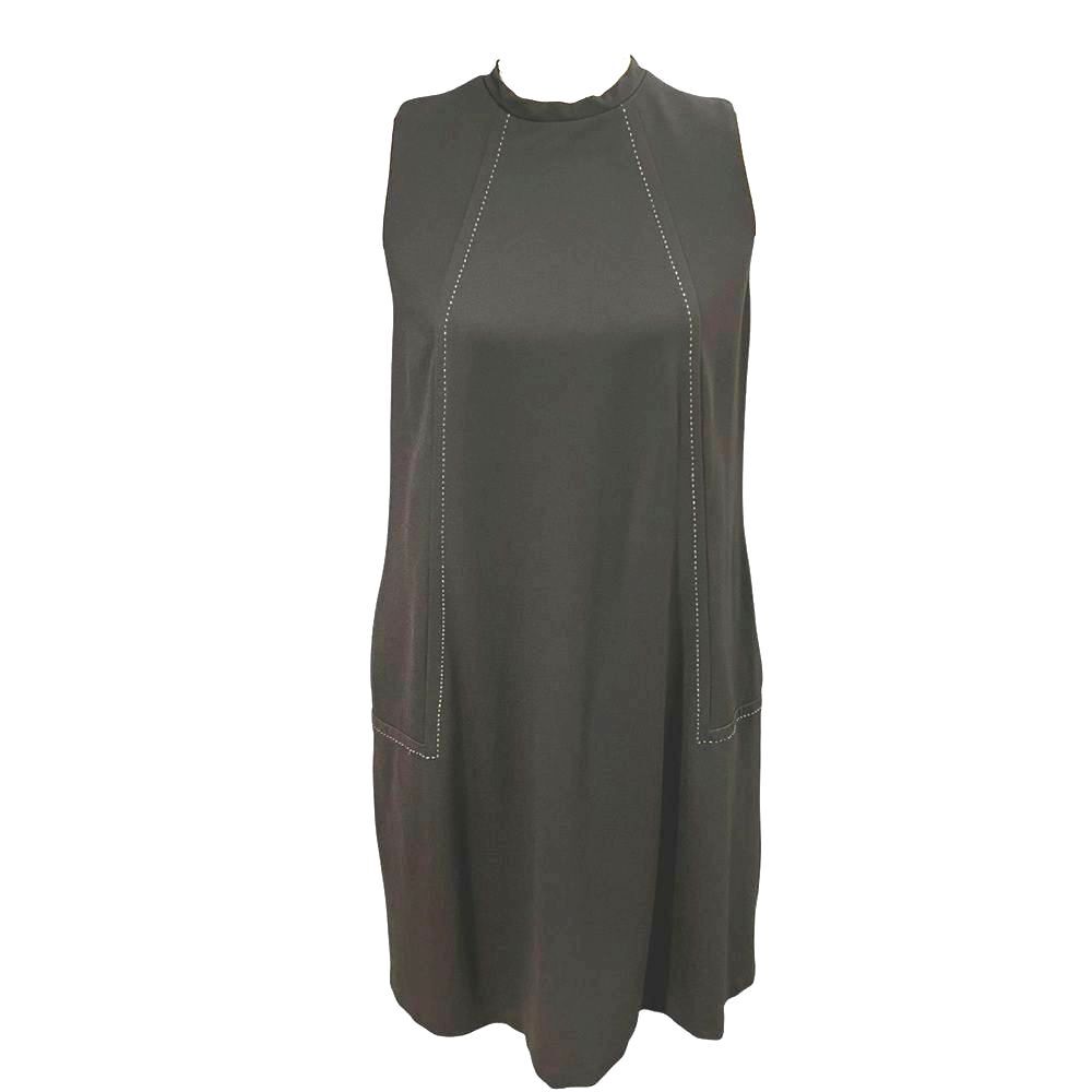 J. McLaughlin Black Sleeveless Shift Dress Sz XSMALL Career Minimalist Capsule